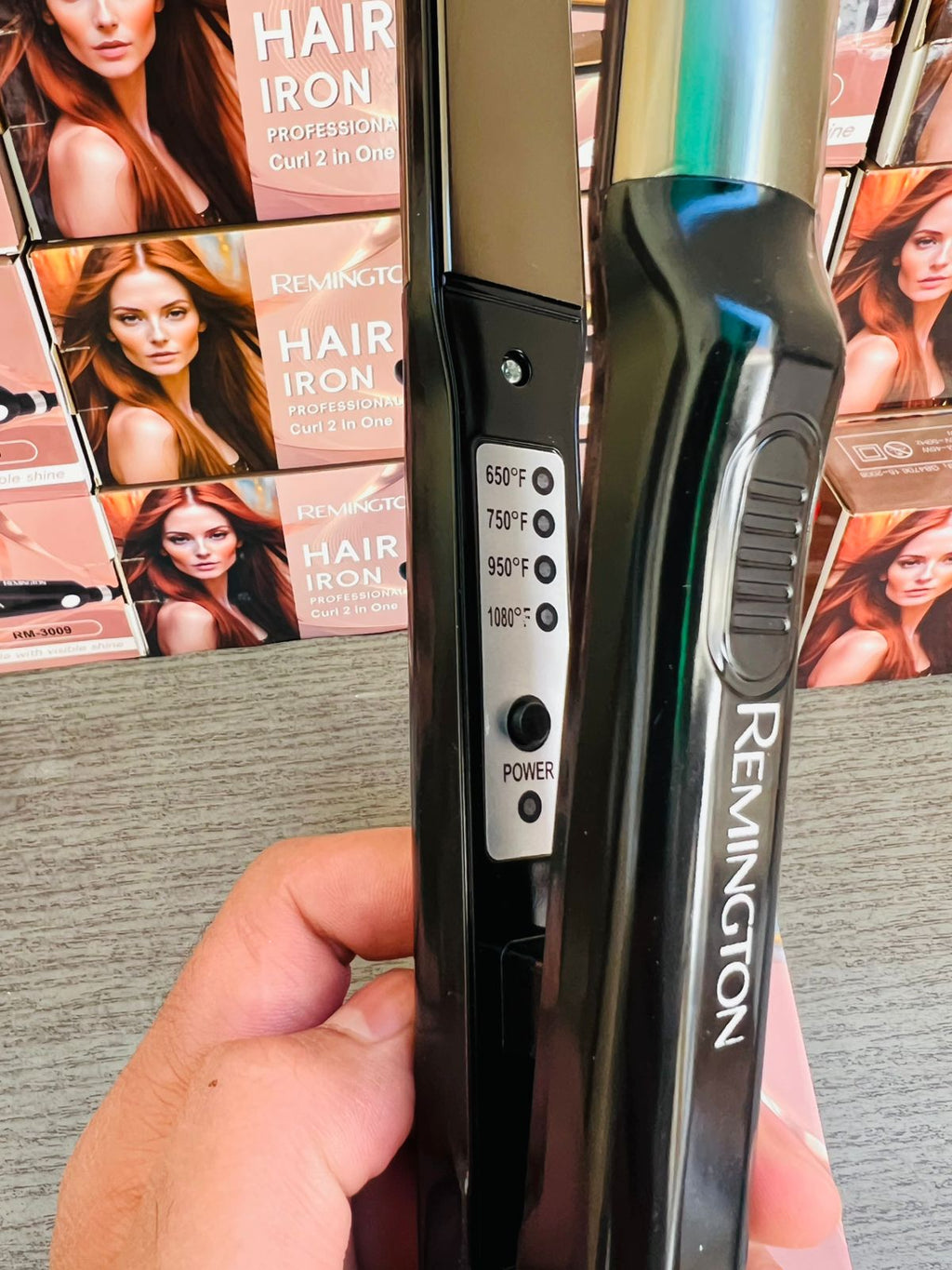 Remington Sleek & Curl 2-in-1 Hair Straightener and Curler.