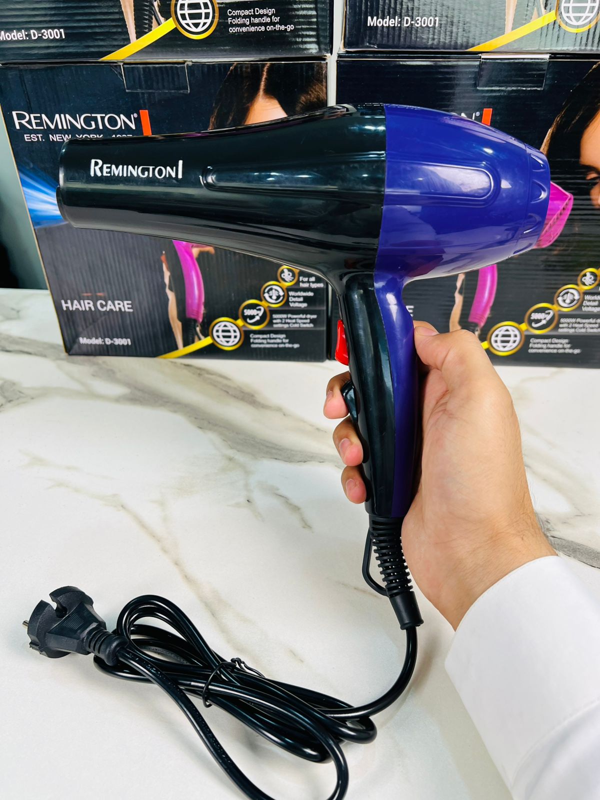 Remington 5000W Hair Dryer – Powerful & Reliable